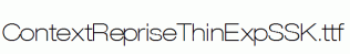 ContextRepriseThinExpSSK.ttf