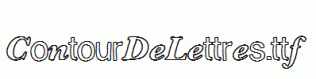 ContourDeLettres.ttf
