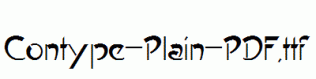 Contype-Plain-PDF.ttf
