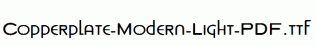 Copperplate-Modern-Light-PDF.ttf