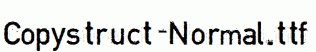 Copystruct-Normal.ttf