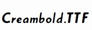 Creambold.ttf