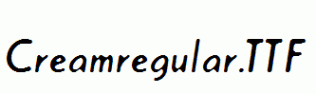 Creamregular.ttf