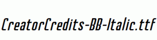 CreatorCredits-BB-Italic.ttf