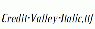 Credit-Valley-Italic.ttf