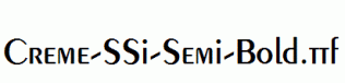 Creme-SSi-Semi-Bold.ttf