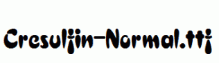 Cresulfin-Normal.ttf
