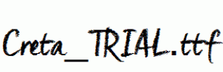 Creta_TRIAL.otf
