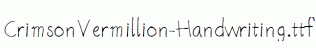 CrimsonVermillion-Handwriting.ttf