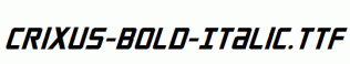 Crixus-Bold-Italic.ttf