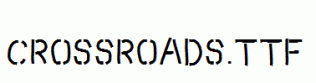 Crossroads.ttf