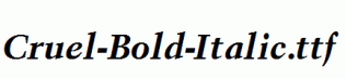 Cruel-Bold-Italic.ttf