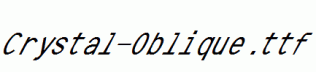Crystal-Oblique.ttf