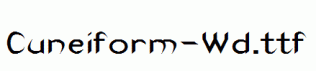 Cuneiform-Wd.ttf