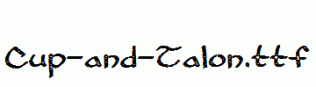 Cup-and-Talon.ttf