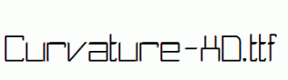 Curvature-XD.ttf