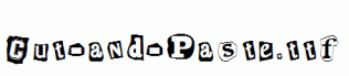 Cut-and-Paste.ttf