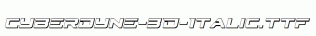 Cyberdyne-3D-Italic.ttf
