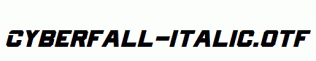 Cyberfall-Italic.otf