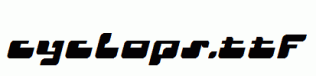 Cyclops.ttf