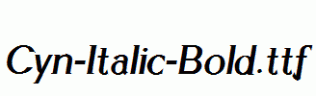 Cyn-Italic-Bold.ttf