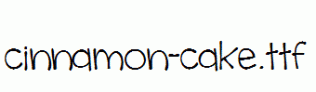 cinnamon-cake.ttf
