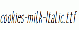cookies-milk-Italic.ttf
