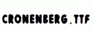cronenberg.ttf