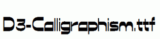 D3-Calligraphism.ttf