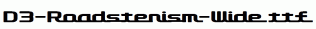 D3-Roadsterism-Wide.ttf