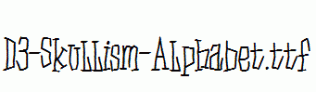 D3-Skullism-Alphabet.ttf