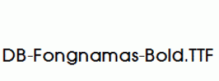 DB-Fongnamas-Bold.ttf