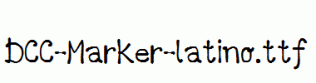 DCC-Marker-latino.ttf