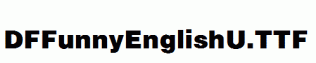 DFFunnyEnglishU.ttf