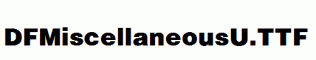 DFMiscellaneousU.ttf