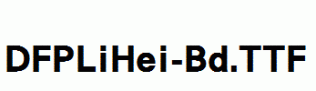 DFPLiHei-Bd.ttf