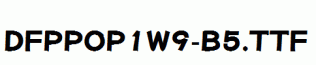 DFPPOP1W9-B5.ttf