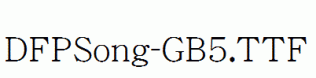 DFPSong-GB5.ttf