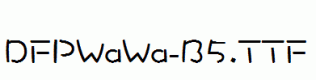 DFPWaWa-B5.ttf