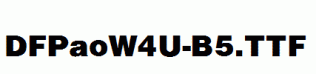 DFPaoW4U-B5.ttf