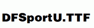 DFSportU.ttf