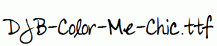 DJB-Color-Me-Chic.ttf