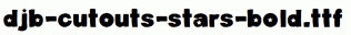DJB-Cutouts-Stars-Bold.ttf
