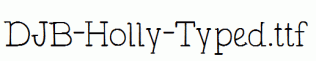 DJB-Holly-Typed.ttf