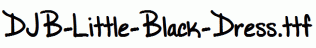DJB-Little-Black-Dress.ttf