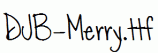 DJB-Merry.ttf