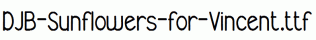 DJB-Sunflowers-for-Vincent.ttf