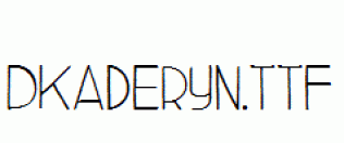 DKAderyn.ttf