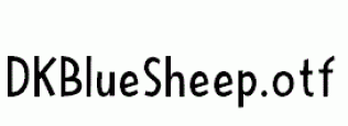 DKBlueSheep.otf