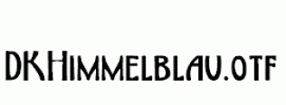 DKHimmelblau.otf